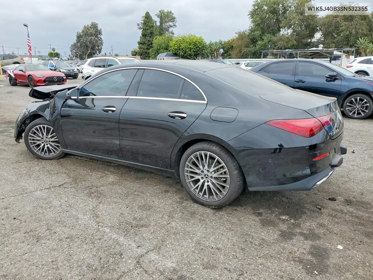 2025 Mercedes-Benz Cla 250 VIN: W1K5J4GB3SN532355 Lot: 58822216