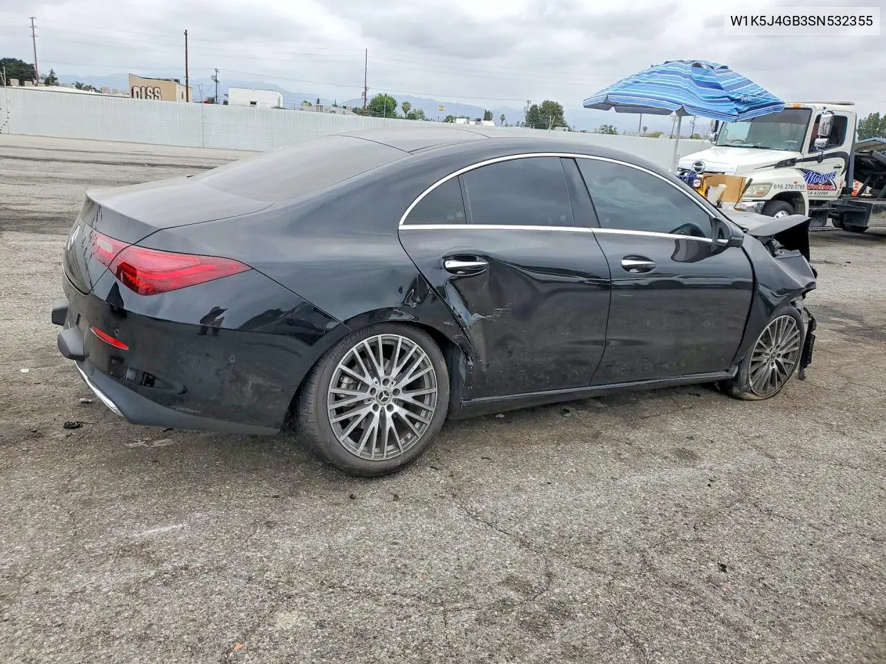 2025 Mercedes-Benz Cla 250 VIN: W1K5J4GB3SN532355 Lot: 58822216