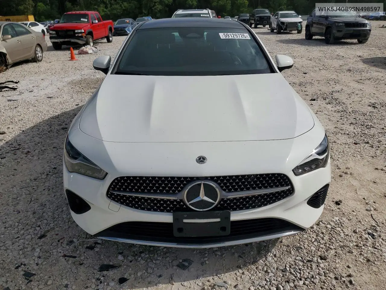 2025 Mercedes-Benz Cla 250 VIN: W1K5J4GB9SN498597 Lot: 59129726