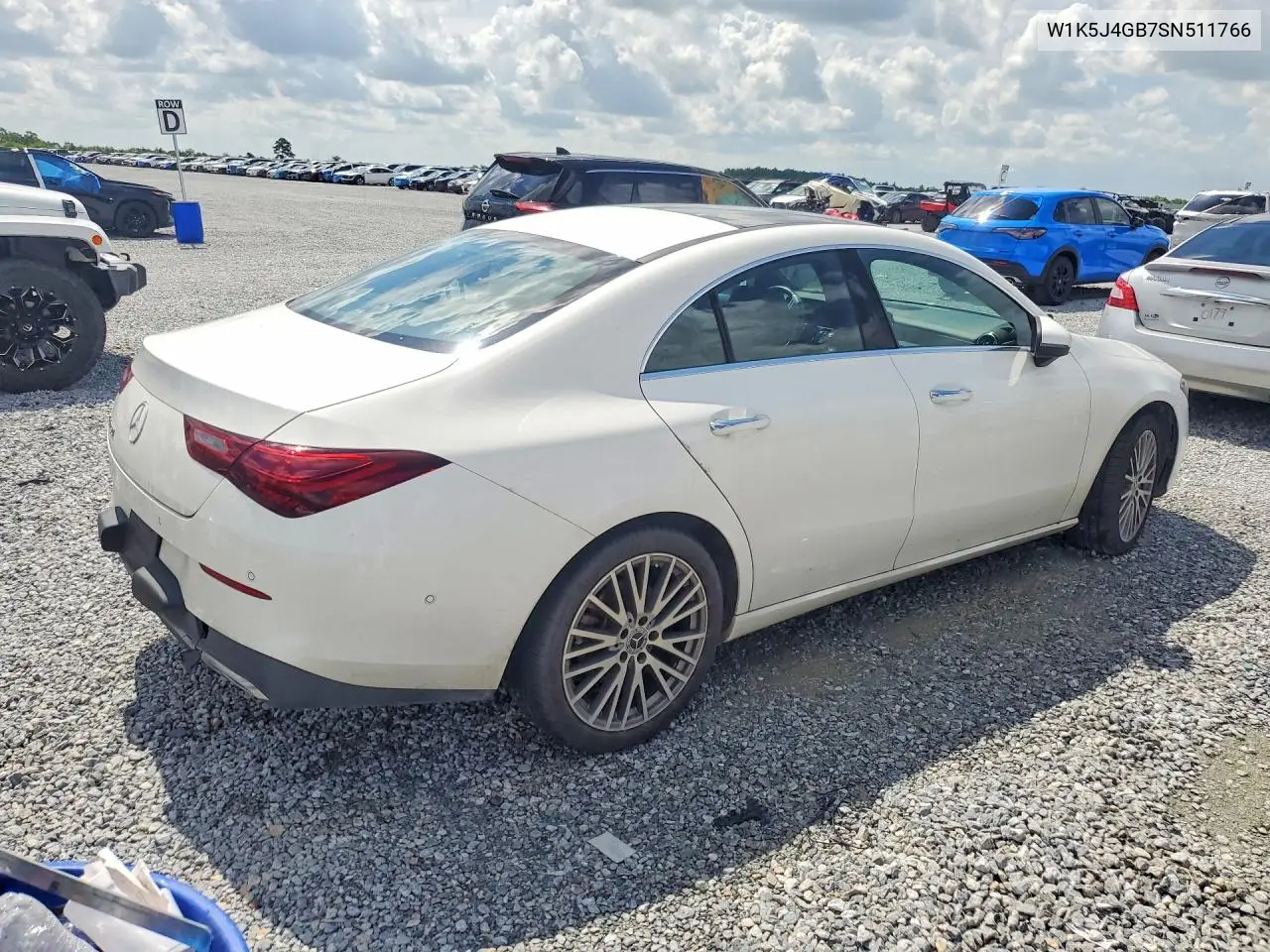 2025 Mercedes-Benz Cla 250 VIN: W1K5J4GB7SN511766 Lot: 59910726