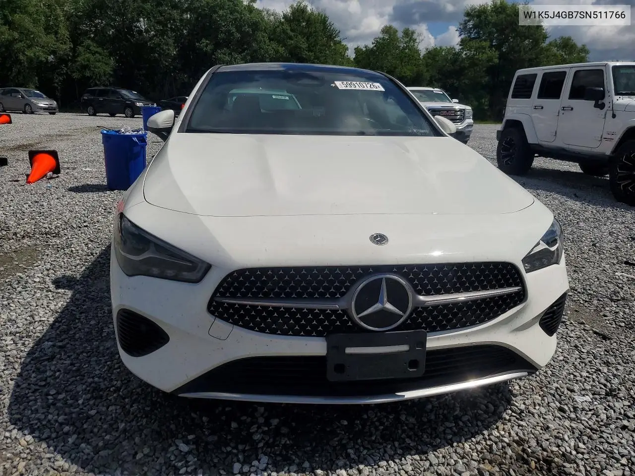 2025 Mercedes-Benz Cla 250 VIN: W1K5J4GB7SN511766 Lot: 59910726