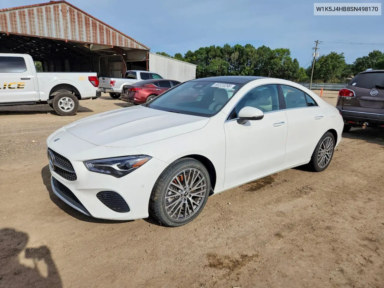 2025 Mercedes-Benz Cla 250 4Matic VIN: W1K5J4HB8SN498170 Lot: 60223296