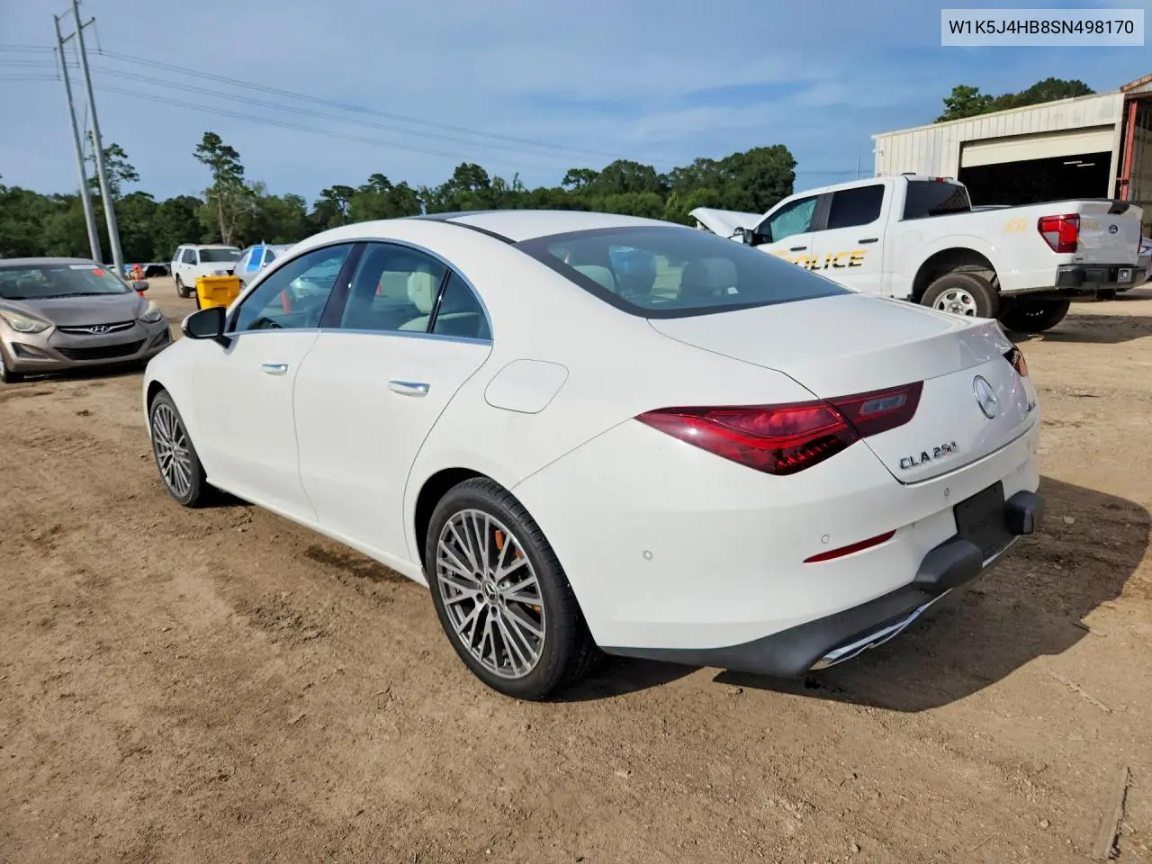 2025 Mercedes-Benz Cla 250 4Matic VIN: W1K5J4HB8SN498170 Lot: 60223296