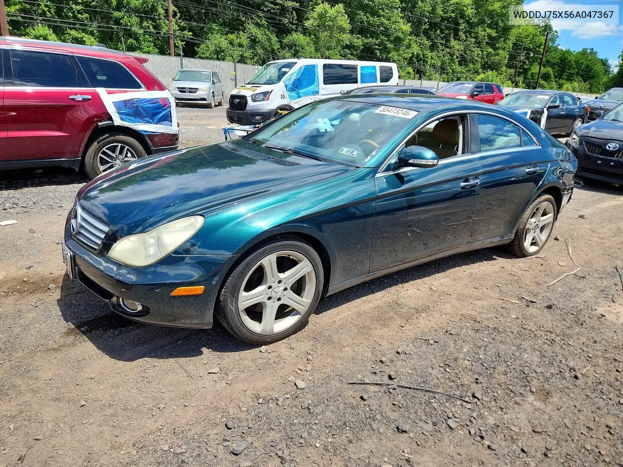 2006 Mercedes-Benz Cls 500C VIN: WDDDJ75X56A047367 Lot: 55473246