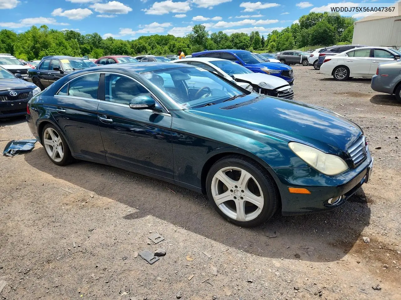 2006 Mercedes-Benz Cls 500C VIN: WDDDJ75X56A047367 Lot: 55473246