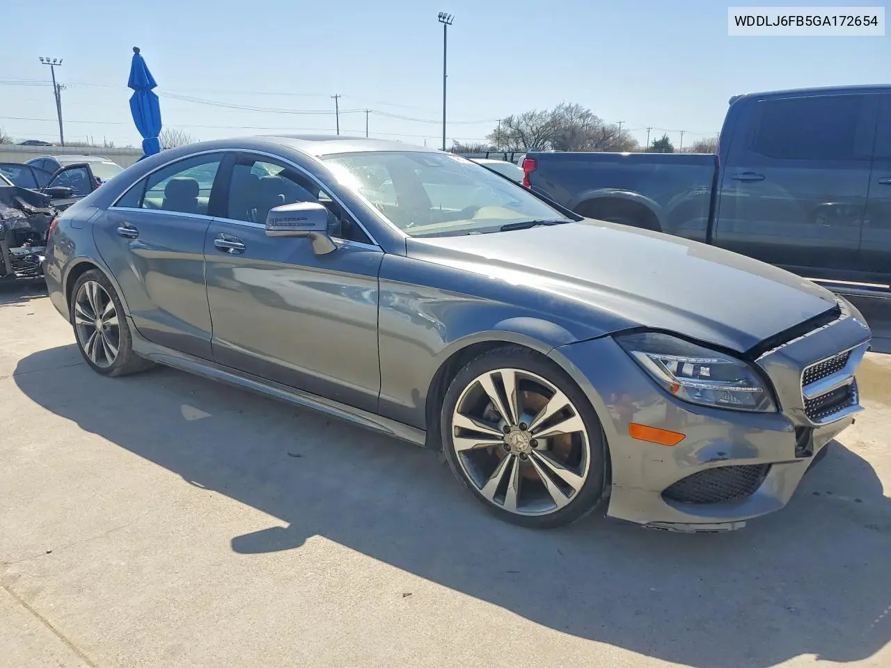 2016 Mercedes-Benz Cls 400 VIN: WDDLJ6FB5GA172654 Lot: 46119246