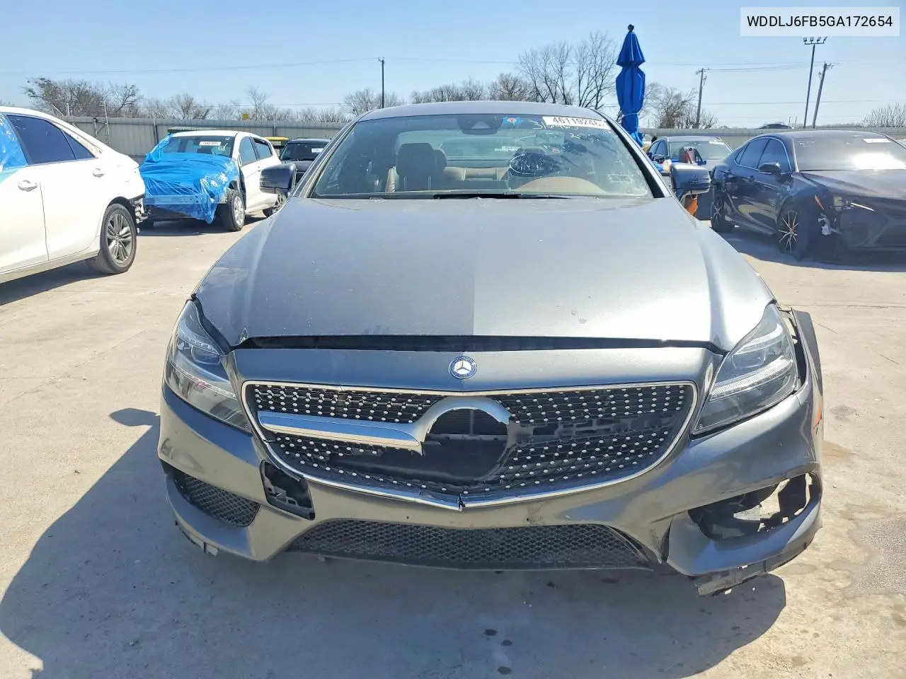 2016 Mercedes-Benz Cls 400 VIN: WDDLJ6FB5GA172654 Lot: 46119246