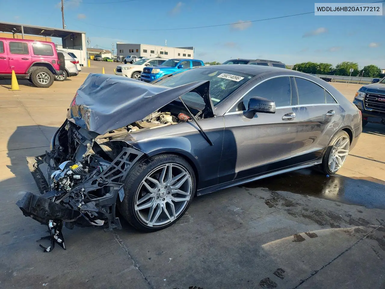 2016 Mercedes-Benz Cls 400 4Matic VIN: WDDLJ6HB2GA177212 Lot: 59214096