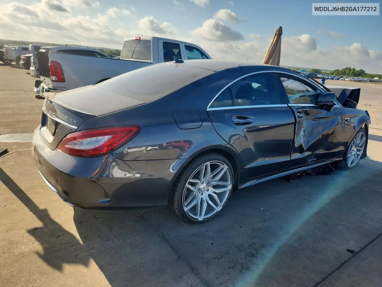 2016 Mercedes-Benz Cls 400 4Matic VIN: WDDLJ6HB2GA177212 Lot: 59214096