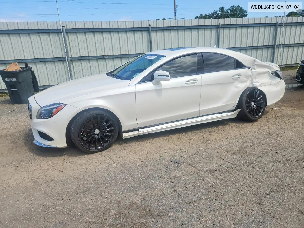 2016 Mercedes-Benz Cls 400 VIN: WDDLJ6FB1GA187104 Lot: 59909006