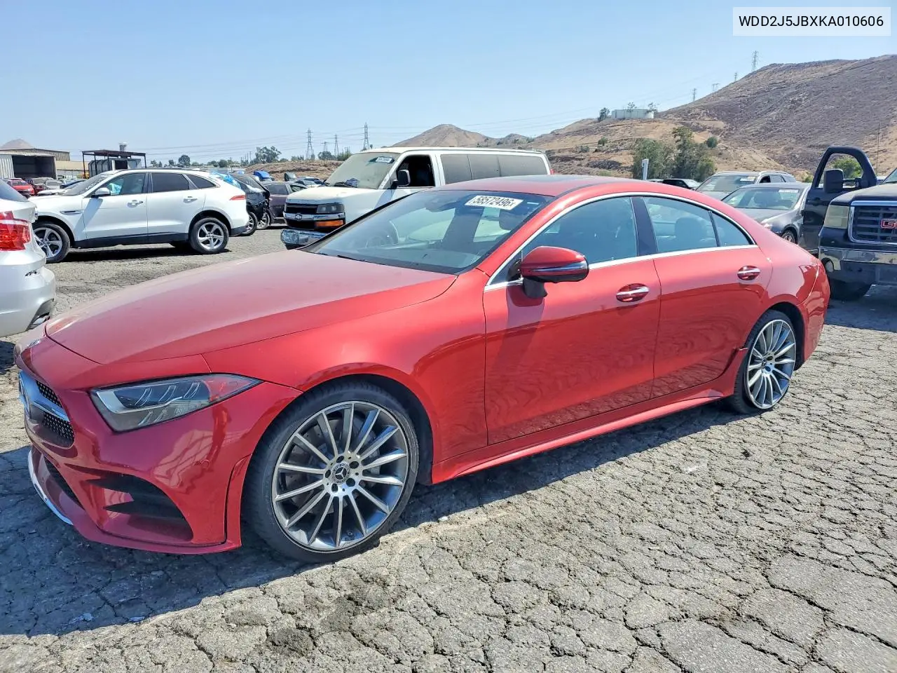 2019 Mercedes-Benz Cls 450 VIN: WDD2J5JBXKA010606 Lot: 58572496
