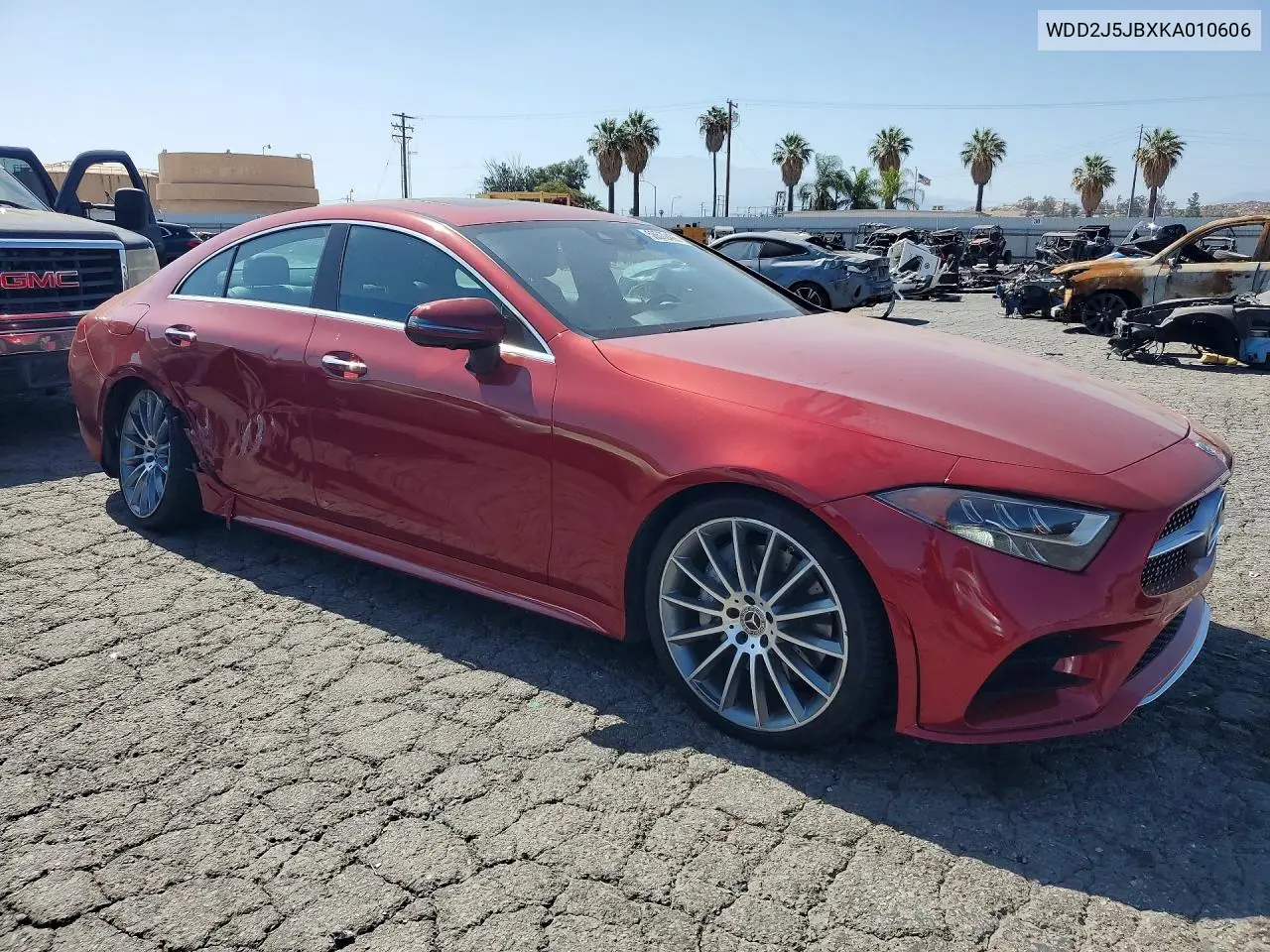 2019 Mercedes-Benz Cls 450 VIN: WDD2J5JBXKA010606 Lot: 58572496