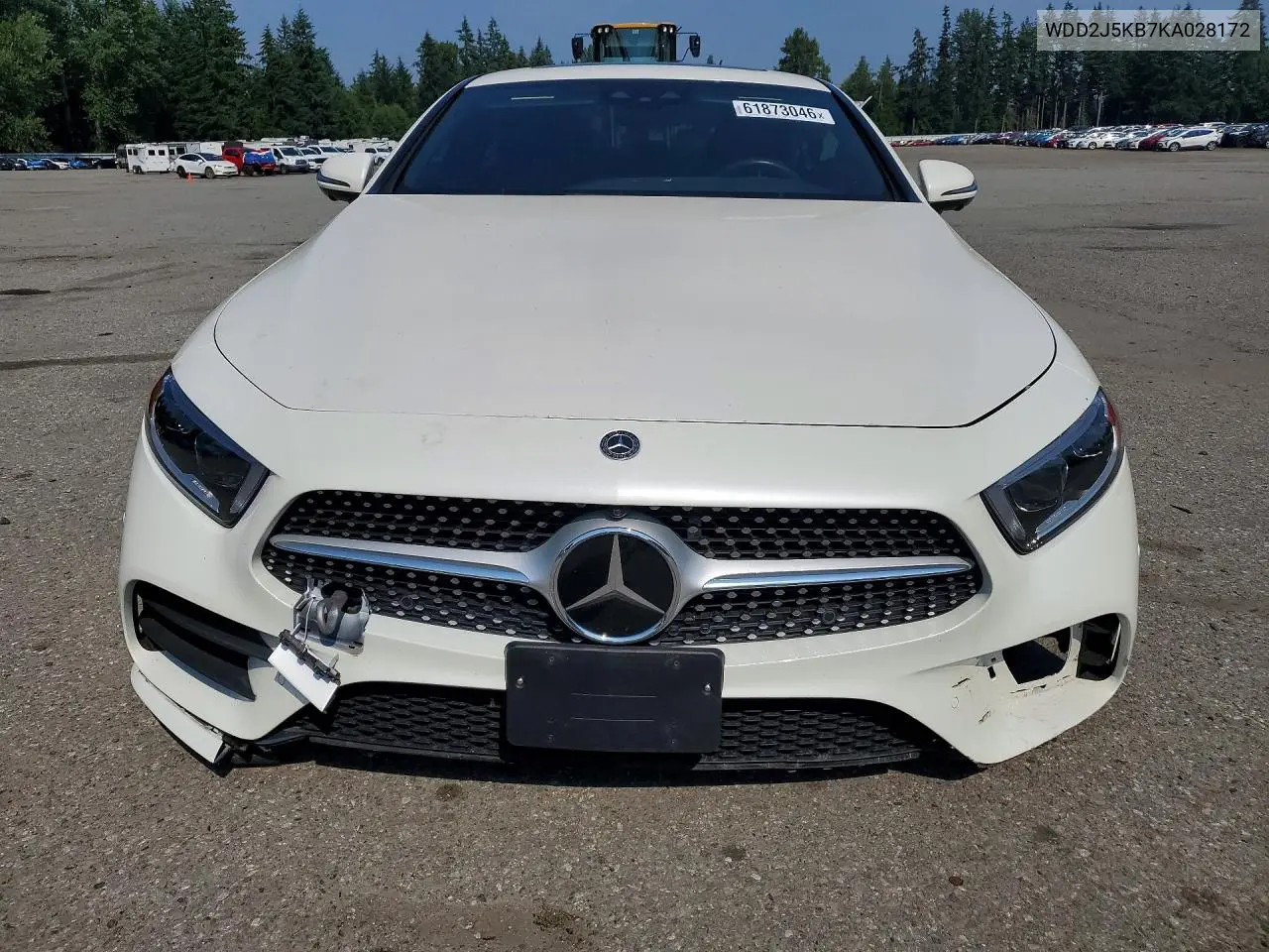 2019 Mercedes-Benz Cls 450 4Matic VIN: WDD2J5KB7KA028172 Lot: 61873046