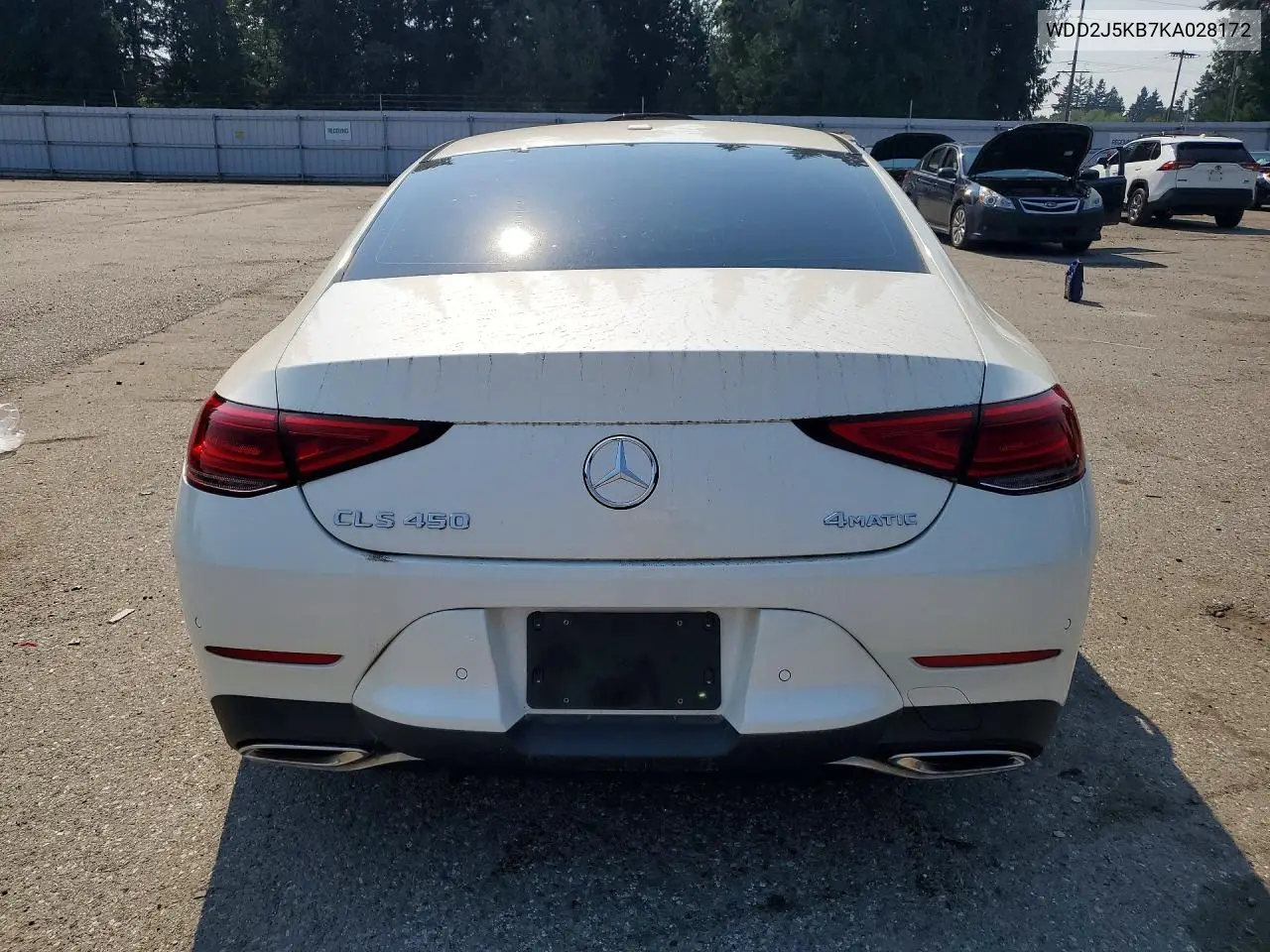 2019 Mercedes-Benz Cls 450 4Matic VIN: WDD2J5KB7KA028172 Lot: 61873046