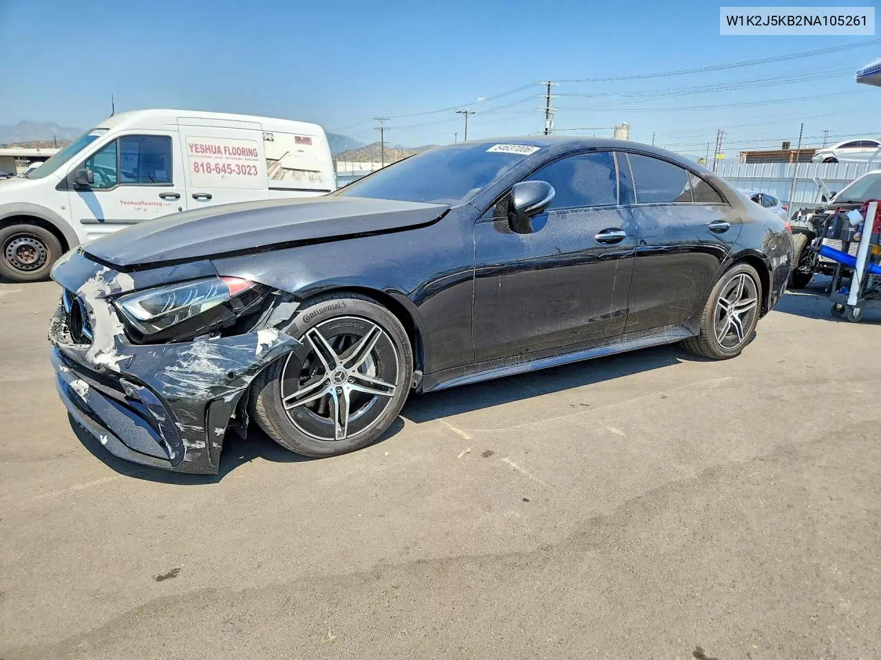 2022 Mercedes-Benz Cls 450 4Matic VIN: W1K2J5KB2NA105261 Lot: 54637006