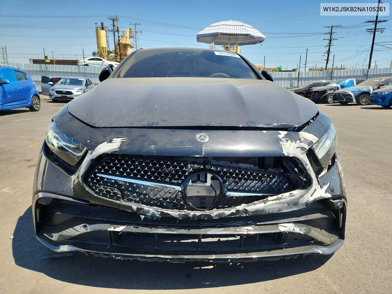2022 Mercedes-Benz Cls 450 4Matic VIN: W1K2J5KB2NA105261 Lot: 54637006
