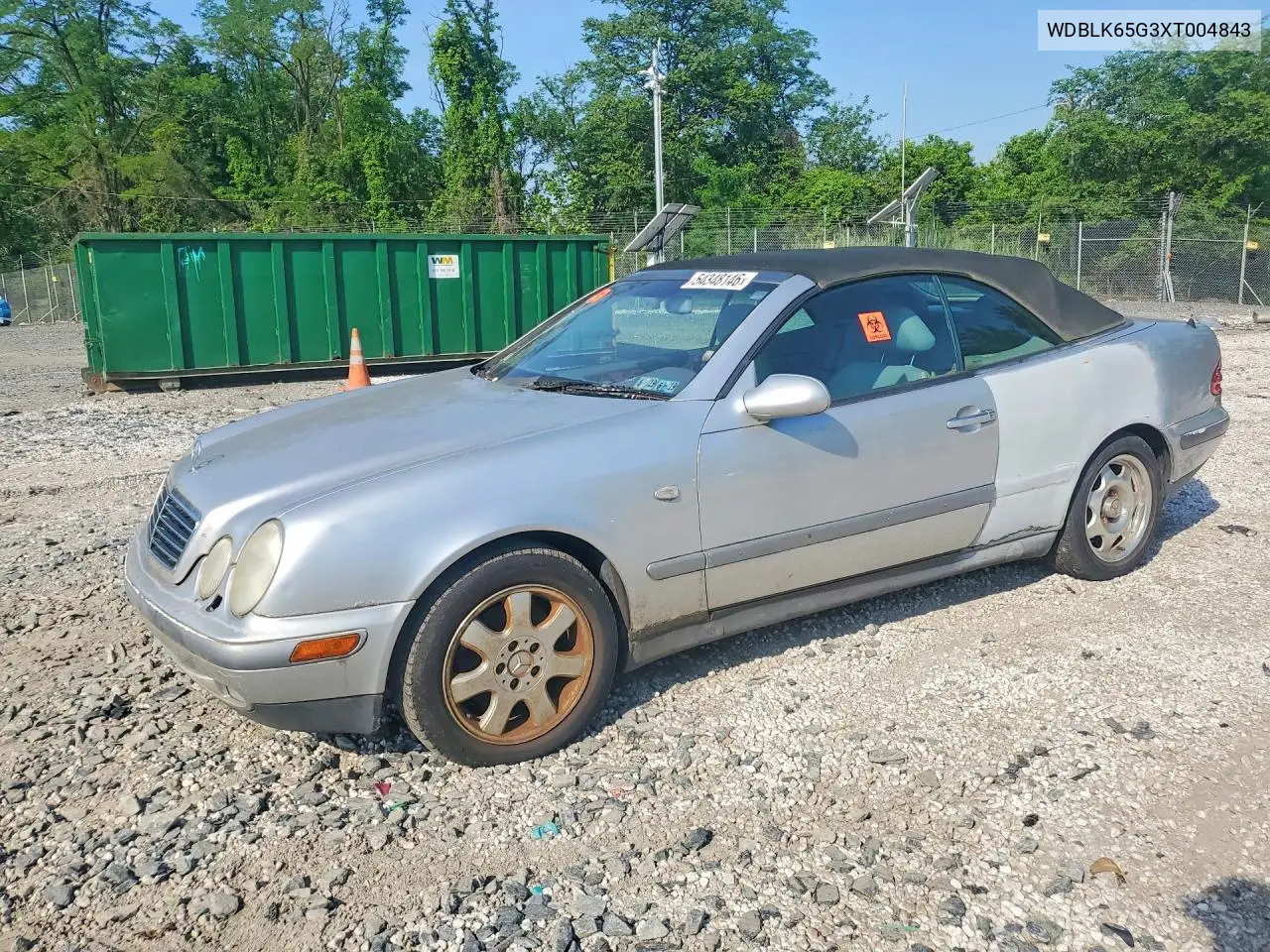 1999 Mercedes-Benz Clk 320 VIN: WDBLK65G3XT004843 Lot: 54348146