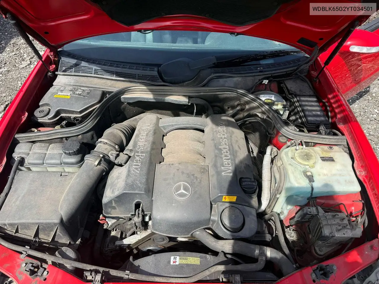 2000 Mercedes-Benz Clk 320 VIN: WDBLK65G2YT034501 Lot: 51655956
