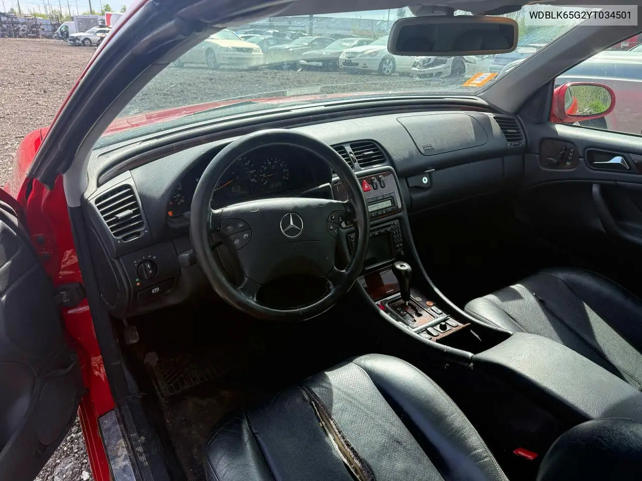 2000 Mercedes-Benz Clk 320 VIN: WDBLK65G2YT034501 Lot: 51655956