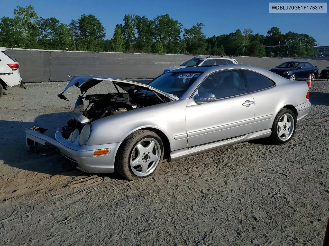 2001 Mercedes-Benz Clk 430 VIN: WDBLJ70G61F175379 Lot: 51075576