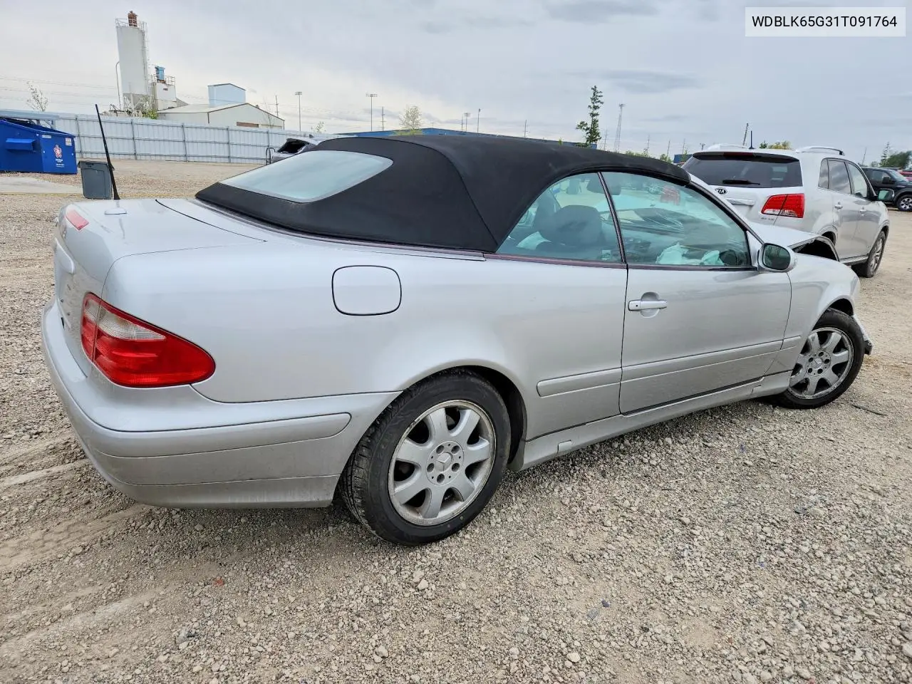 2001 Mercedes-Benz Clk 320 VIN: WDBLK65G31T091764 Lot: 52535906
