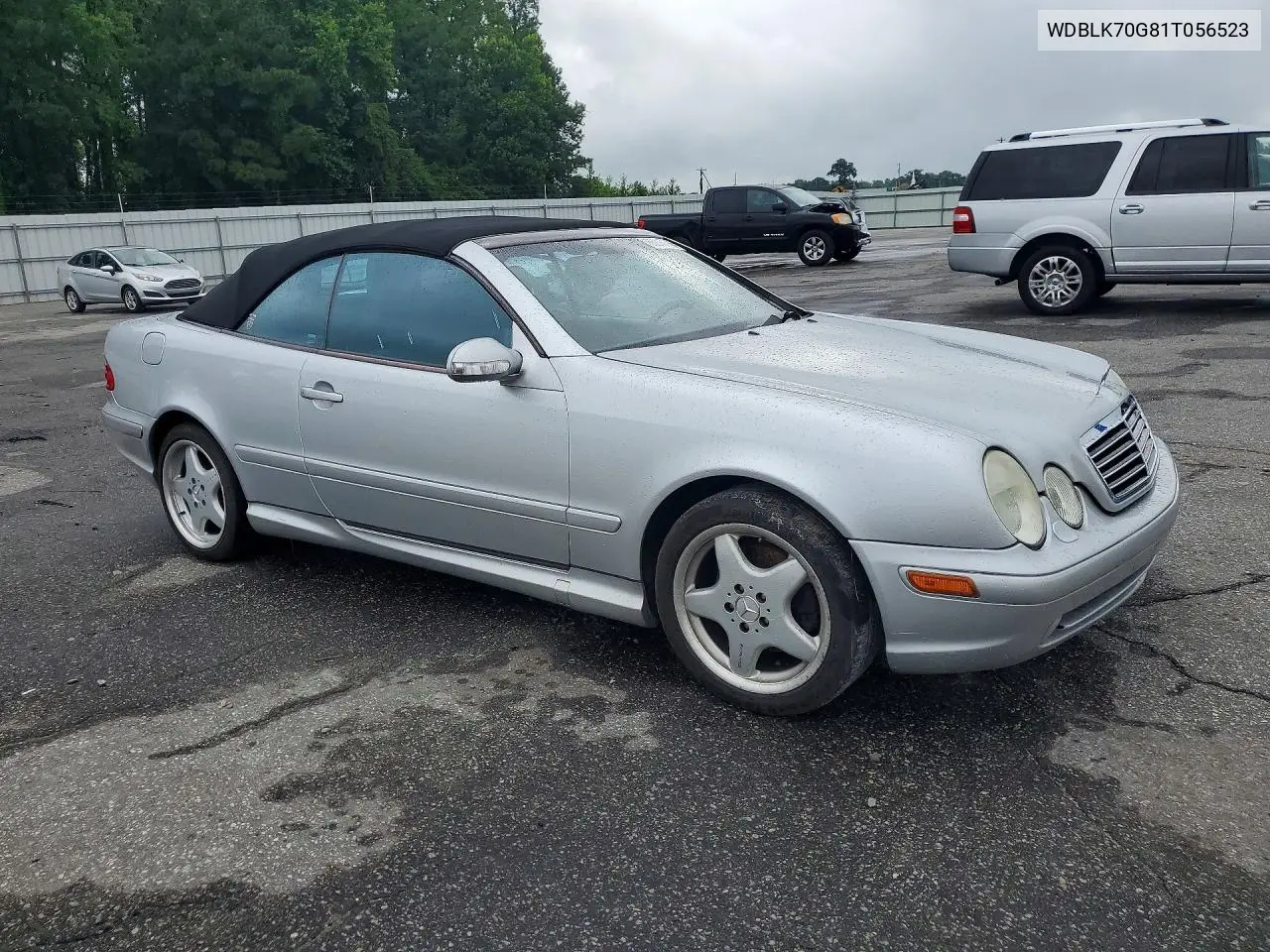 2001 Mercedes-Benz Clk 430 VIN: WDBLK70G81T056523 Lot: 60815746
