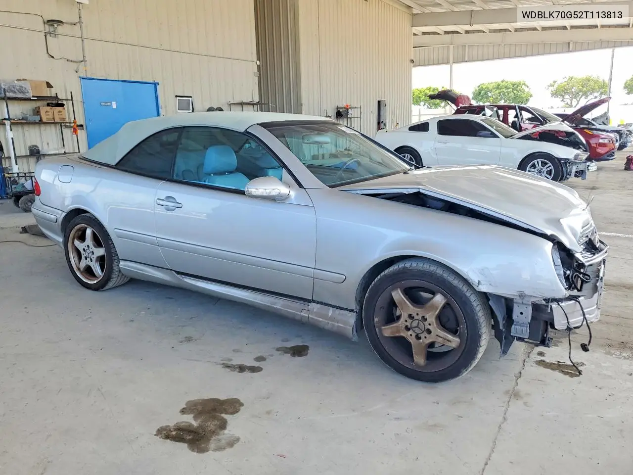 2002 Mercedes-Benz Clk 430 VIN: WDBLK70G52T113813 Lot: 57309906