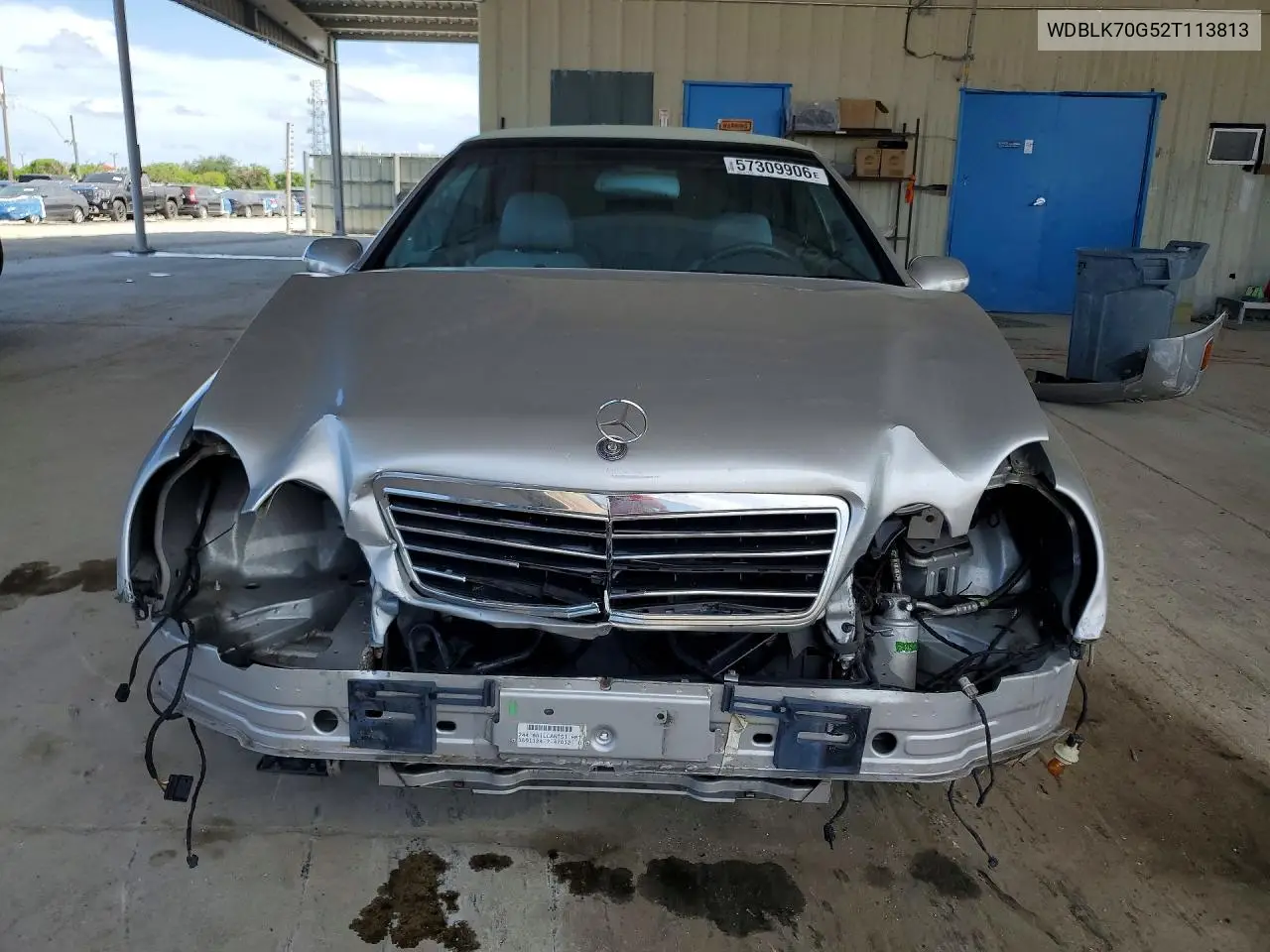 2002 Mercedes-Benz Clk 430 VIN: WDBLK70G52T113813 Lot: 57309906