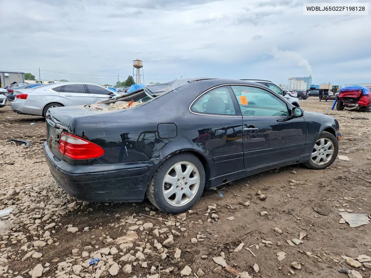2002 Mercedes-Benz Clk 320 VIN: WDBLJ65G22F198128 Lot: 58591476