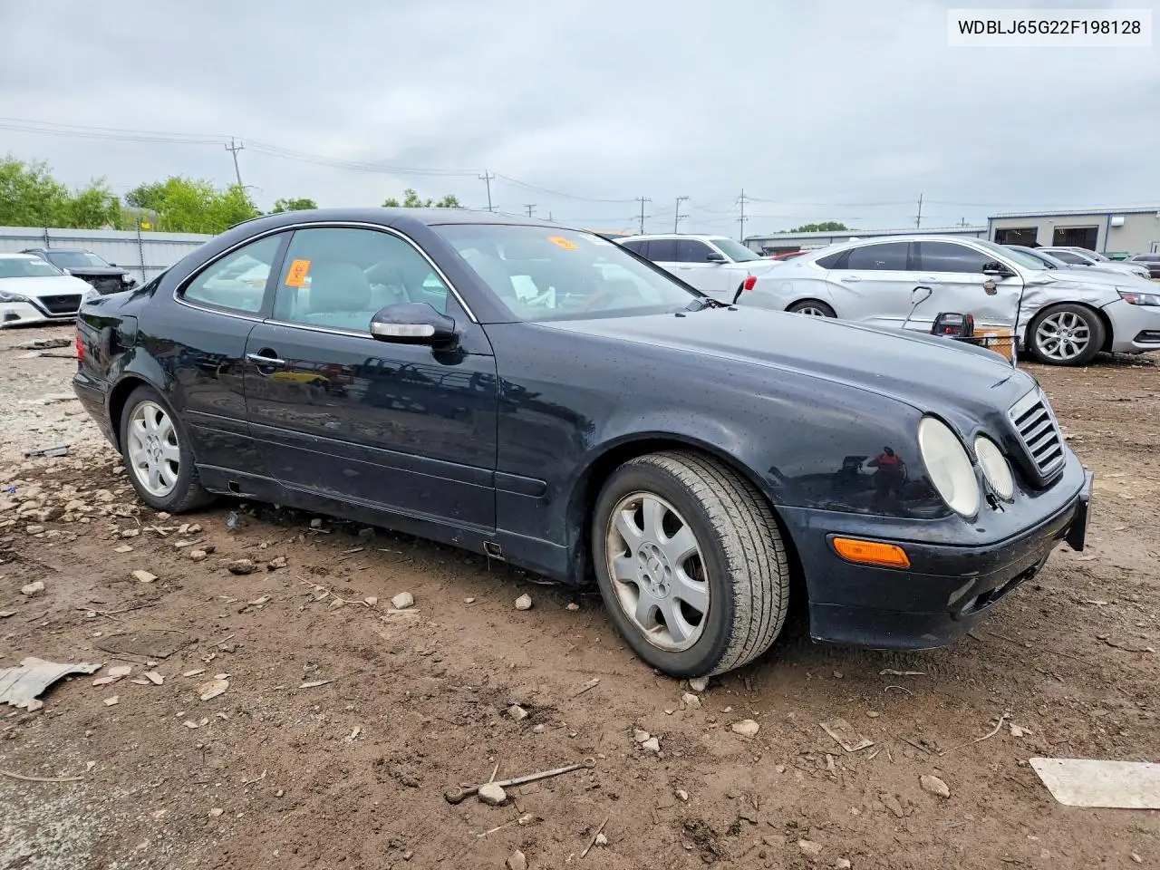 2002 Mercedes-Benz Clk 320 VIN: WDBLJ65G22F198128 Lot: 58591476