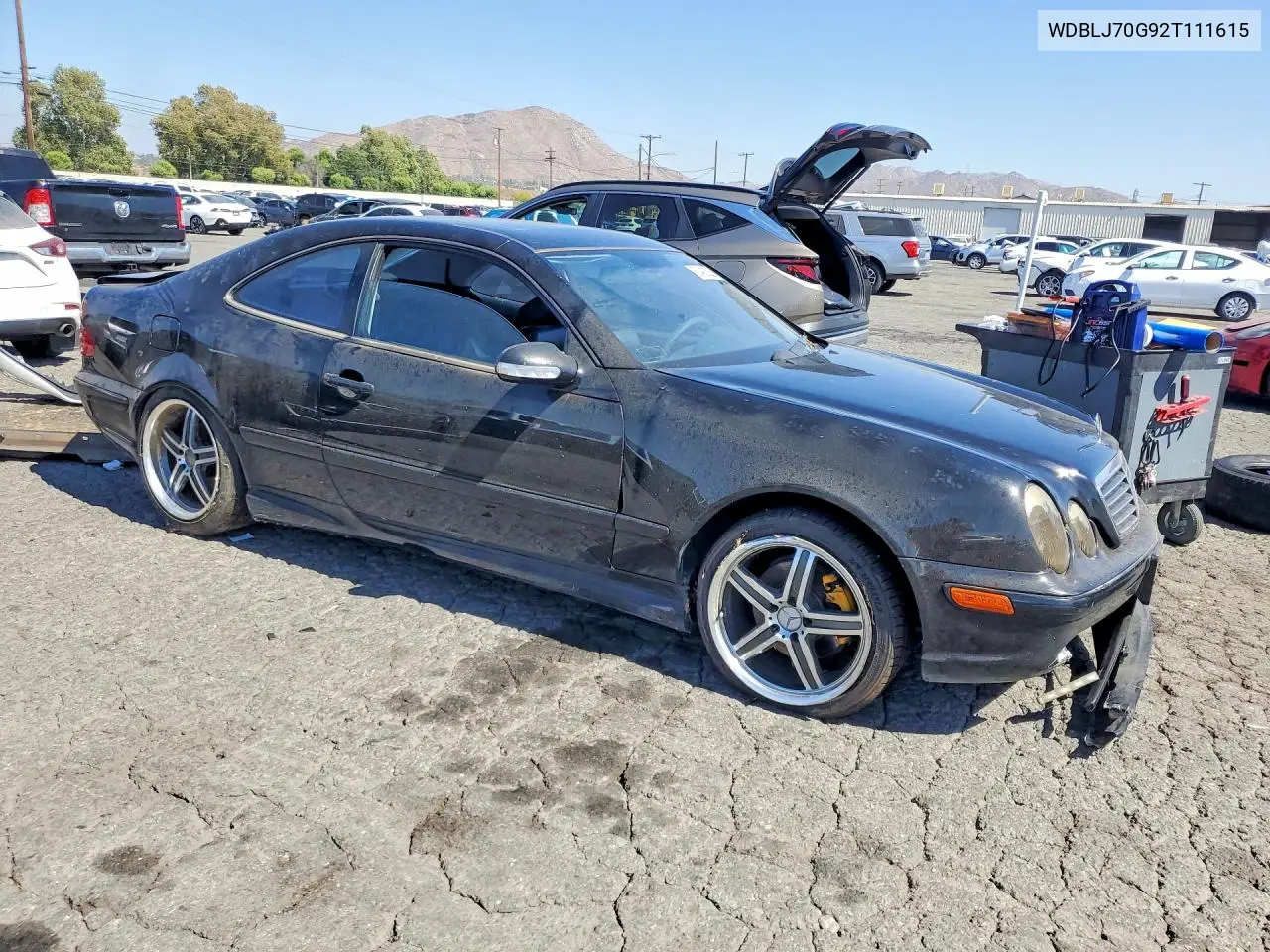 2002 Mercedes-Benz Clk 430 VIN: WDBLJ70G92T111615 Lot: 60492526