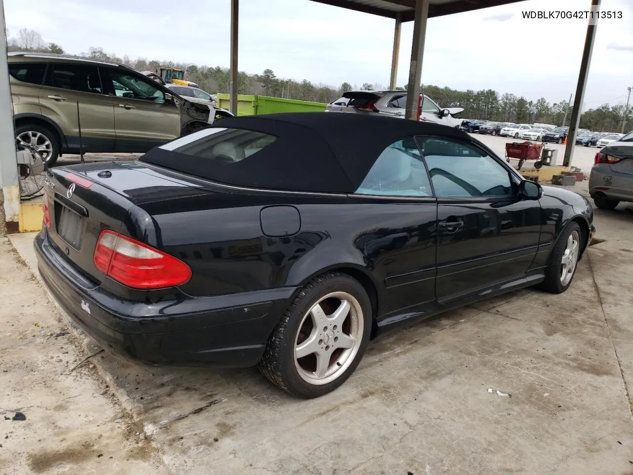 2002 Mercedes Benz Clk VIN: WDBLK70G42T113513 Lot: 62746874