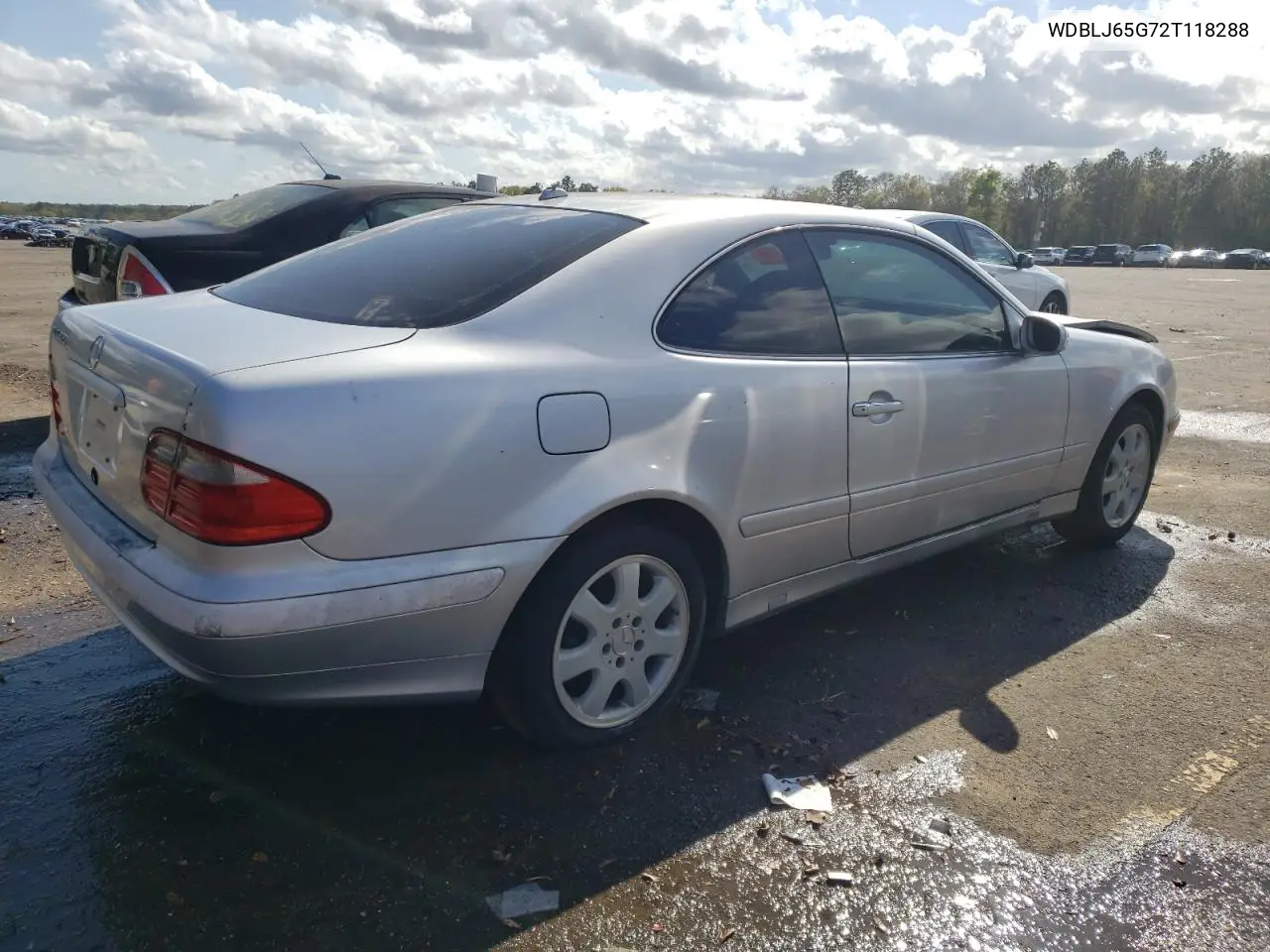 2002 Mercedes-Benz Clk 320 VIN: WDBLJ65G72T118288 Lot: 66368485