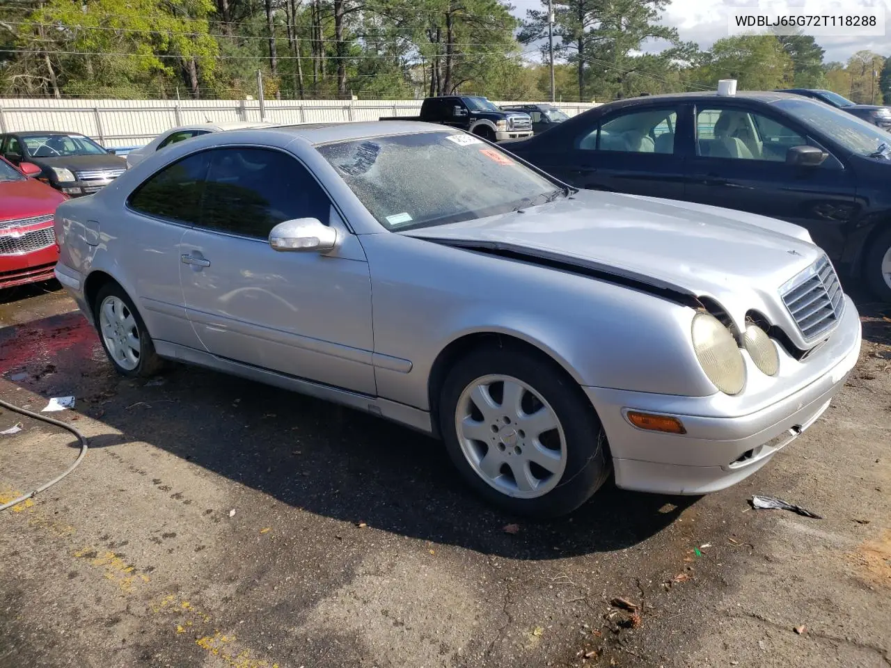 2002 Mercedes-Benz Clk 320 VIN: WDBLJ65G72T118288 Lot: 66368485