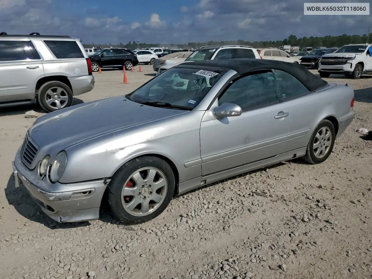 2002 Mercedes-Benz Clk 320 VIN: WDBLK65G32T118060 Lot: 93620155