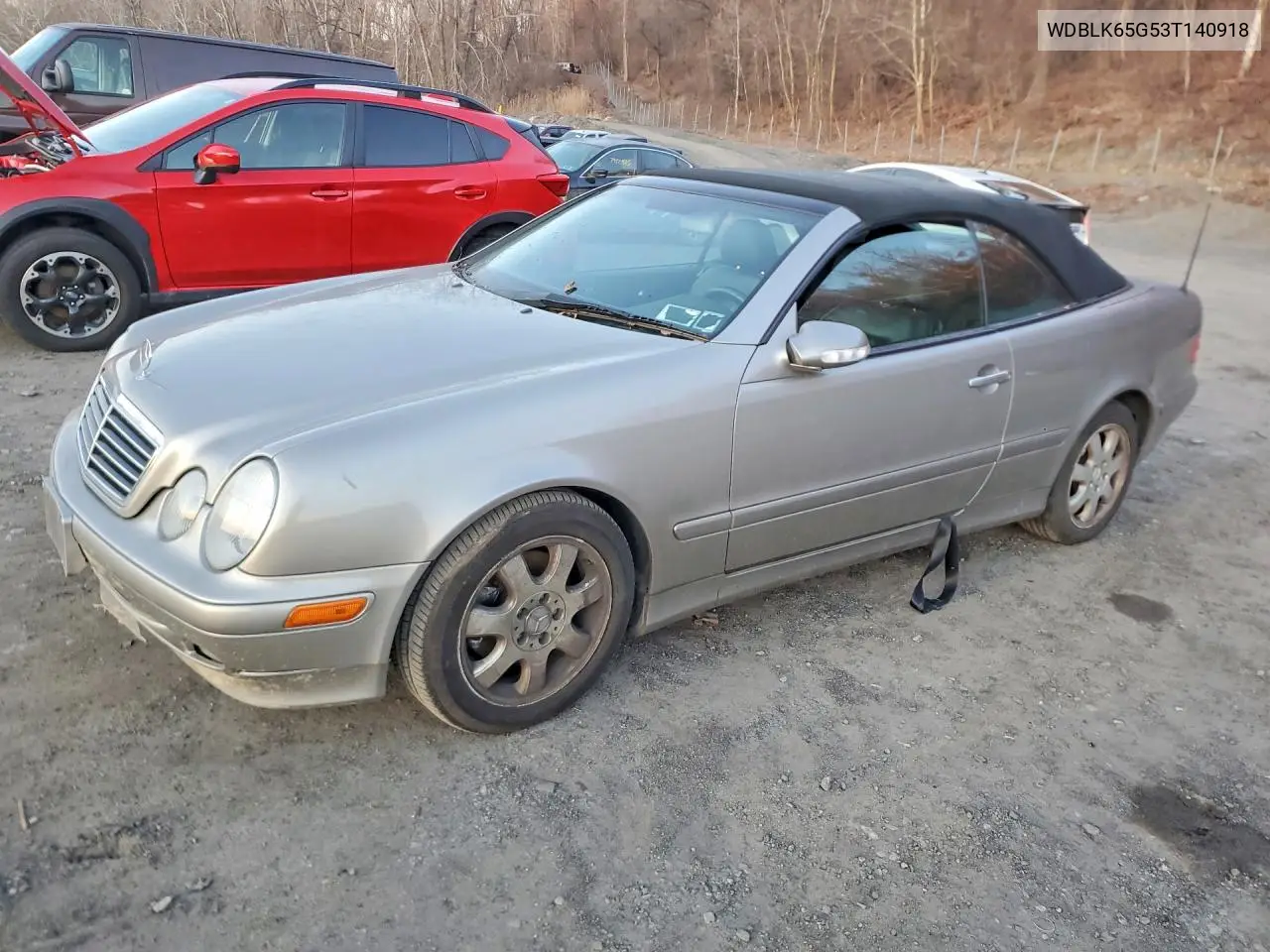 2003 Mercedes-Benz Clk 320 VIN: WDBLK65G53T140918 Lot: 46582606