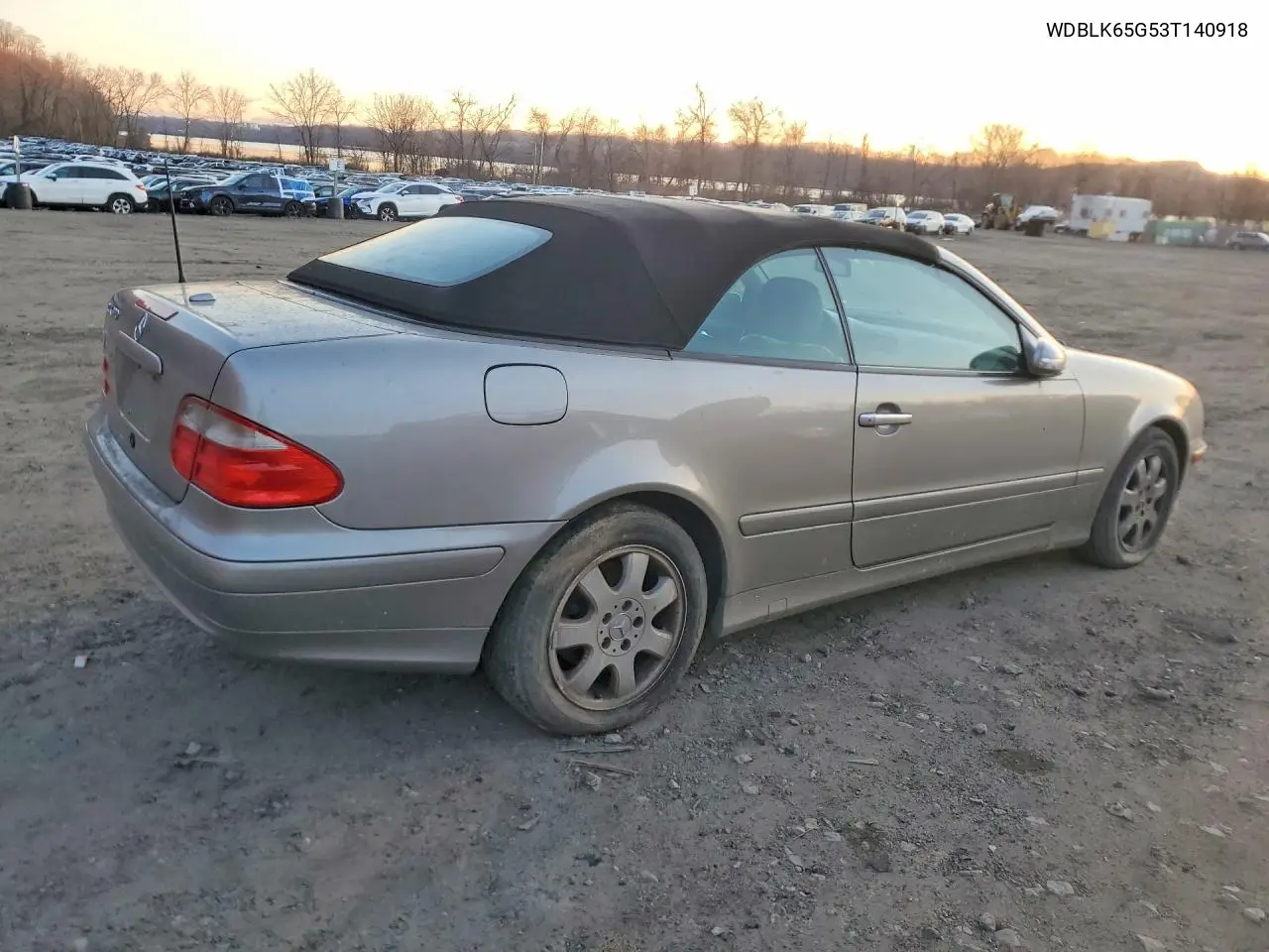 2003 Mercedes-Benz Clk 320 VIN: WDBLK65G53T140918 Lot: 46582606