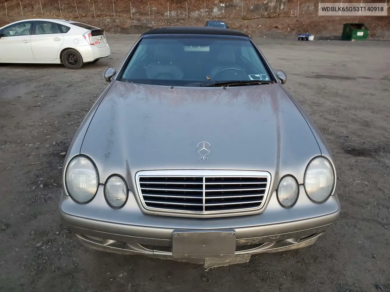 2003 Mercedes-Benz Clk 320 VIN: WDBLK65G53T140918 Lot: 46582606