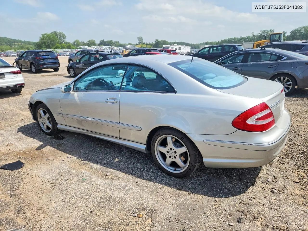2003 Mercedes-Benz Clk 500 VIN: WDBTJ75J53F041082 Lot: 59251416