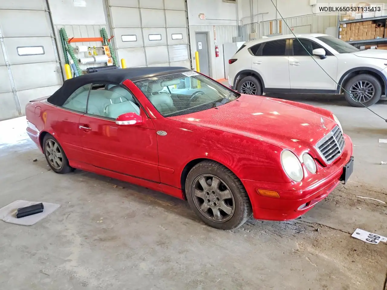 2003 Mercedes-Benz Clk 320 VIN: WDBLK65G53T135413 Lot: 59370506