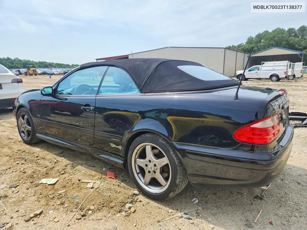 2003 Mercedes-Benz Clk 430 VIN: WDBLK70G23T138377 Lot: 60748506