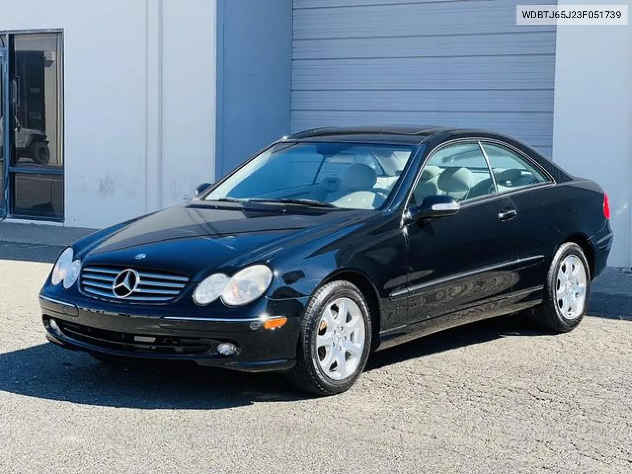 2003 Mercedes-Benz Clk 320C VIN: WDBTJ65J23F051739 Lot: 62108372