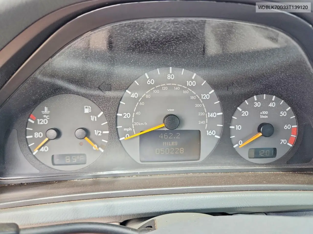 2003 Mercedes-Benz Clk 430 VIN: WDBLK70G33T139120 Lot: 85985795