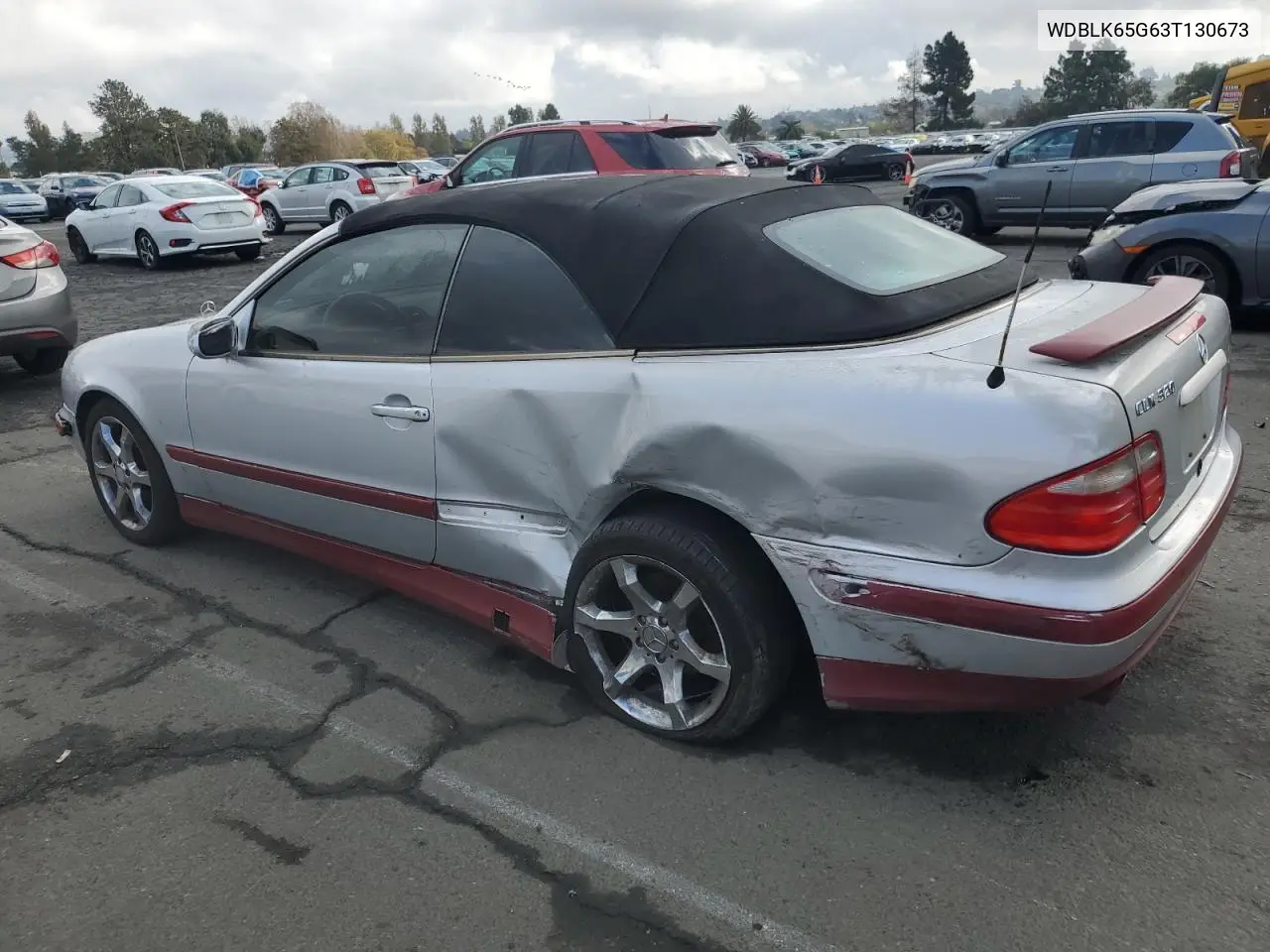 WDBLK65G63T130673 2003 Mercedes-Benz Clk 320