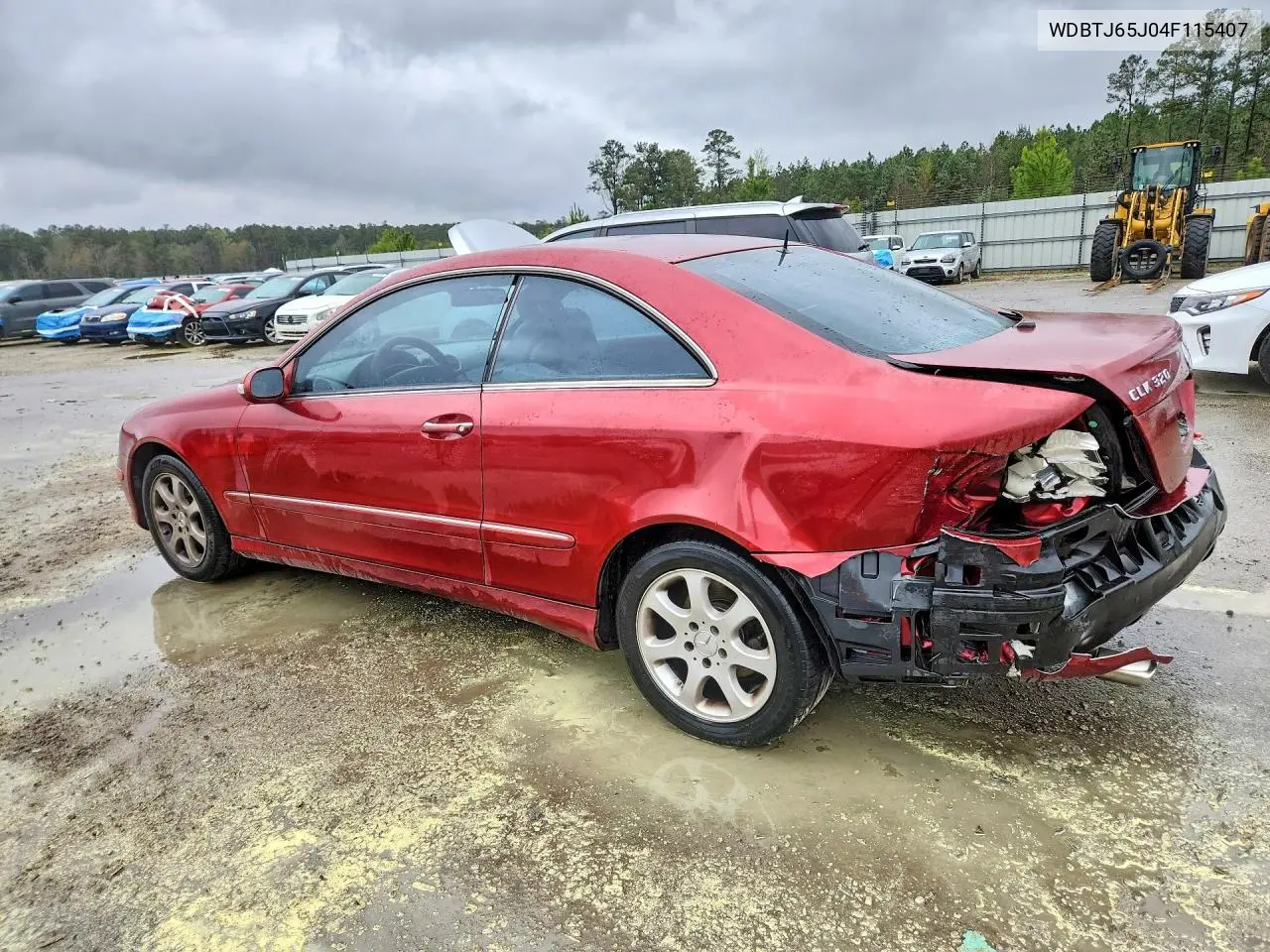 2004 Mercedes-Benz Clk 320C VIN: WDBTJ65J04F115407 Lot: 45987446