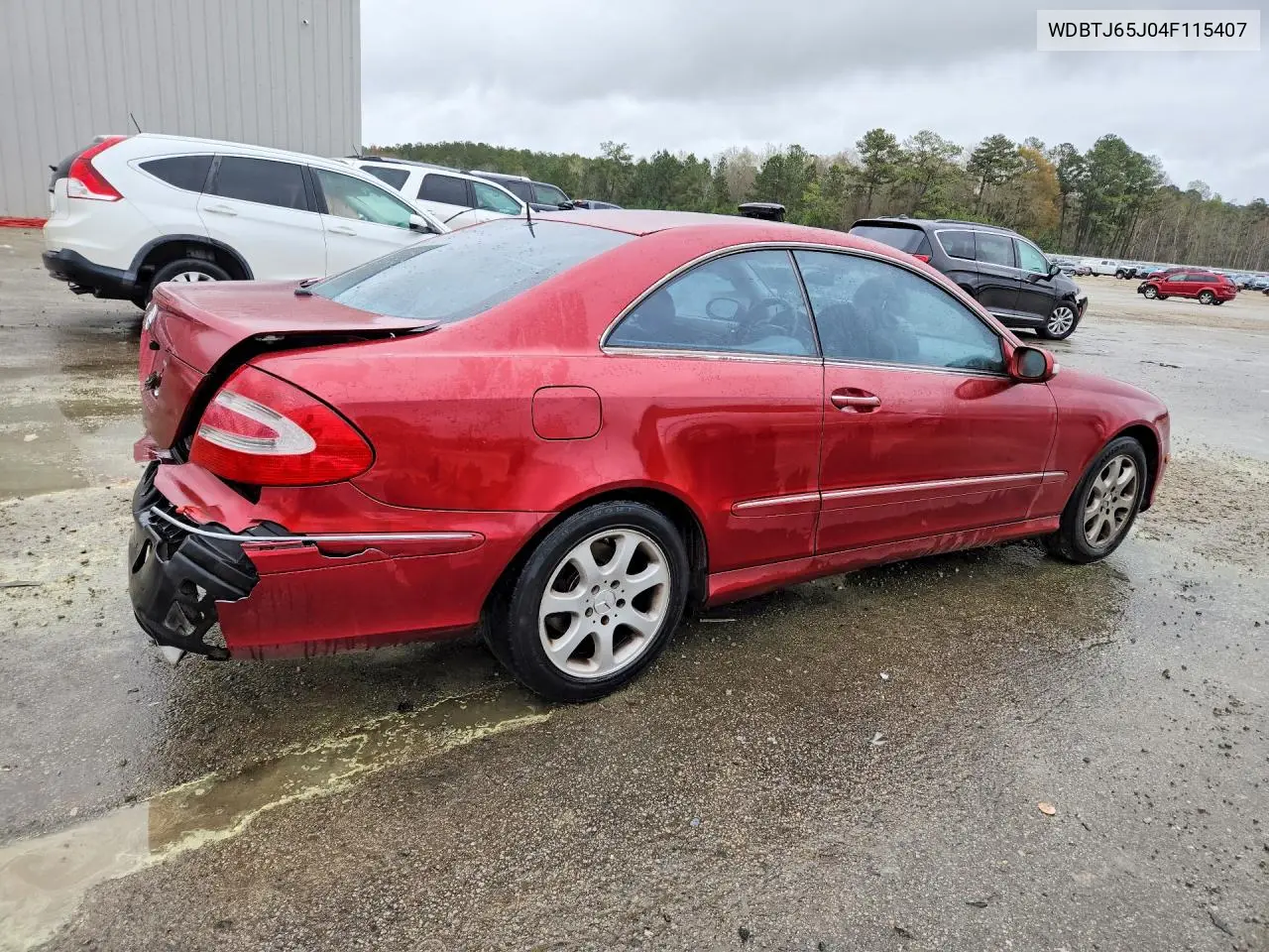 2004 Mercedes-Benz Clk 320C VIN: WDBTJ65J04F115407 Lot: 45987446