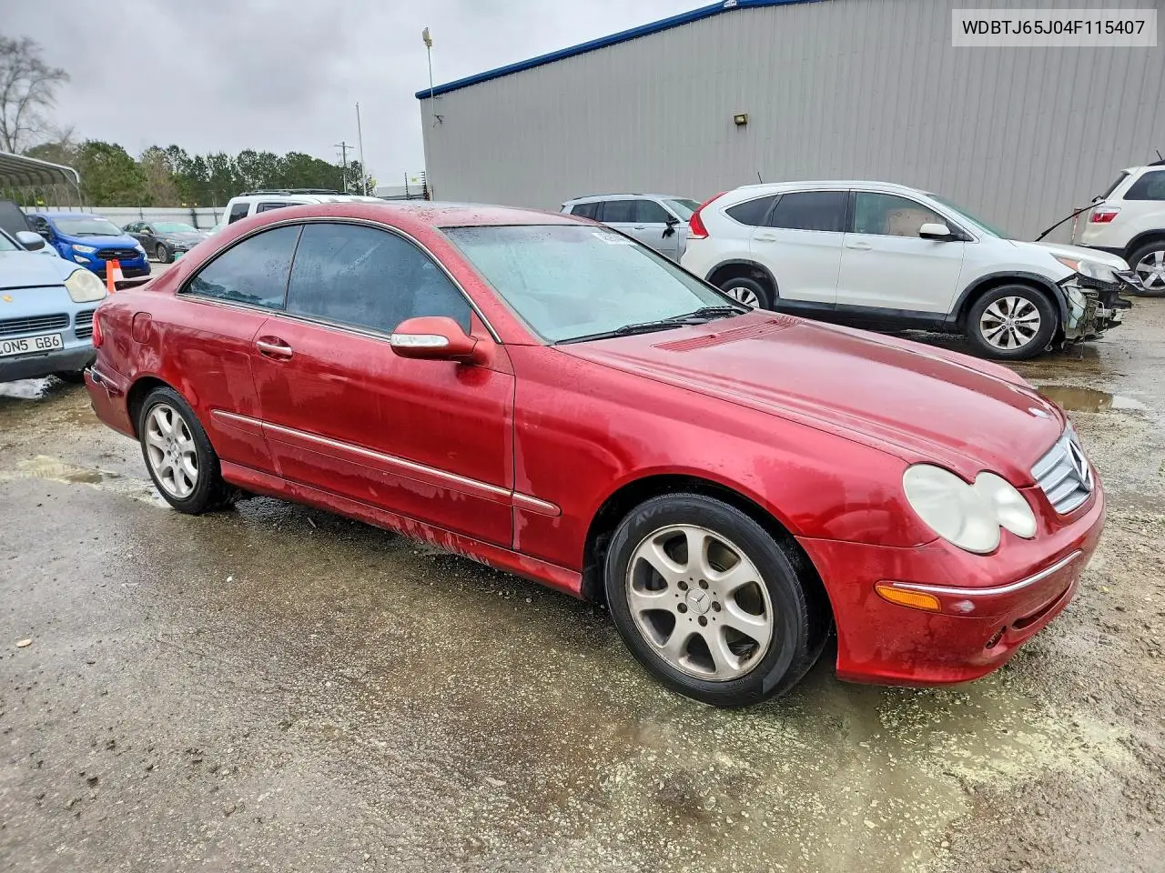 2004 Mercedes-Benz Clk 320C VIN: WDBTJ65J04F115407 Lot: 45987446