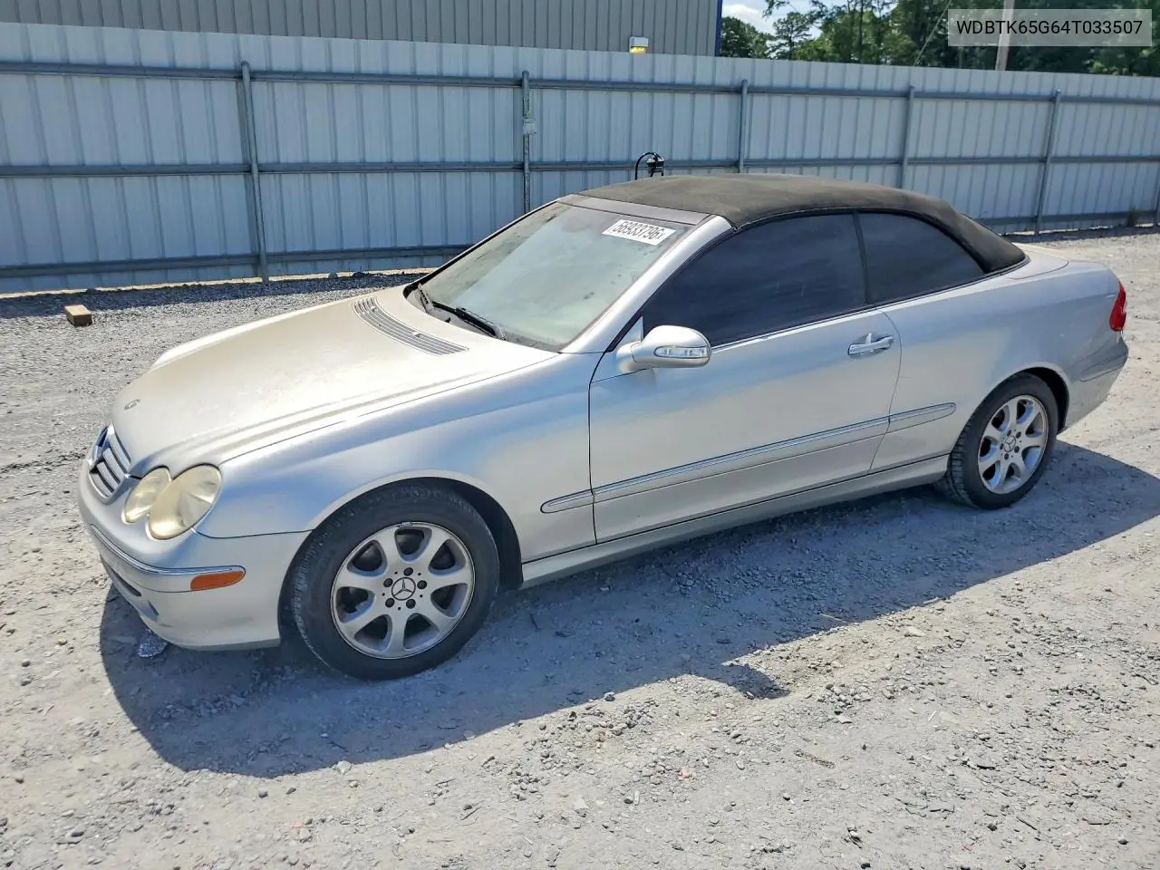 2004 Mercedes-Benz Clk 320 VIN: WDBTK65G64T033507 Lot: 56933796