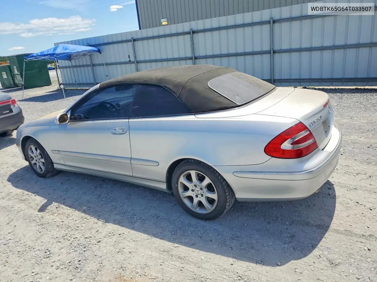 2004 Mercedes-Benz Clk 320 VIN: WDBTK65G64T033507 Lot: 56933796