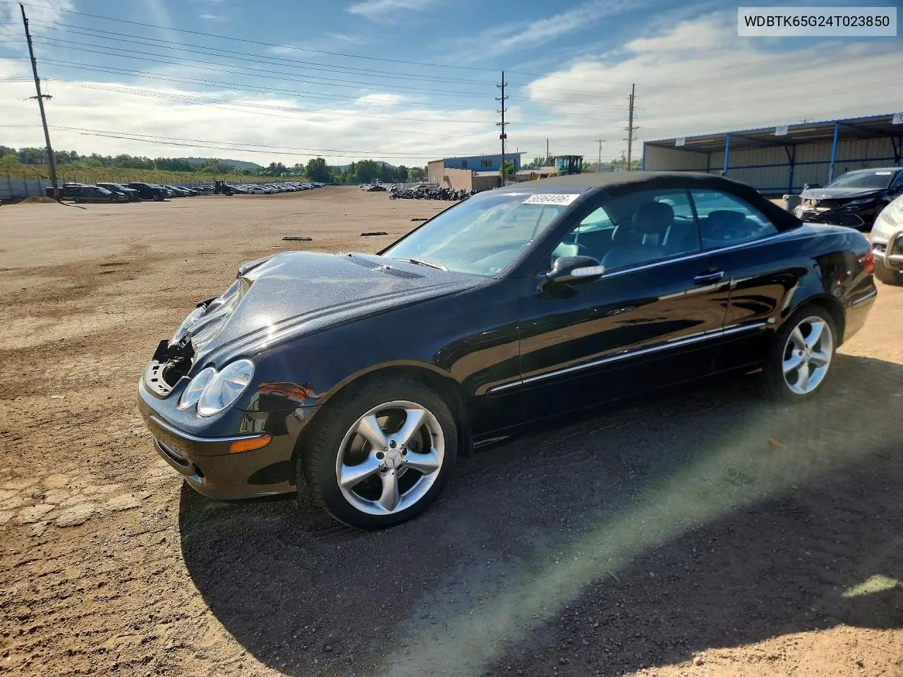 2004 Mercedes-Benz Clk 320 VIN: WDBTK65G24T023850 Lot: 56964496